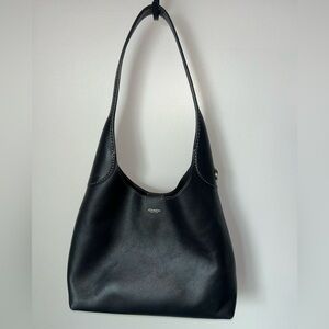 Coach Black Leather Hobo Bag